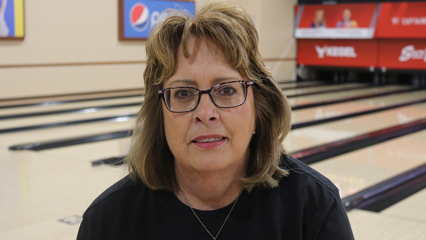 Karen Moore at the 2023 USBC Women's Championships